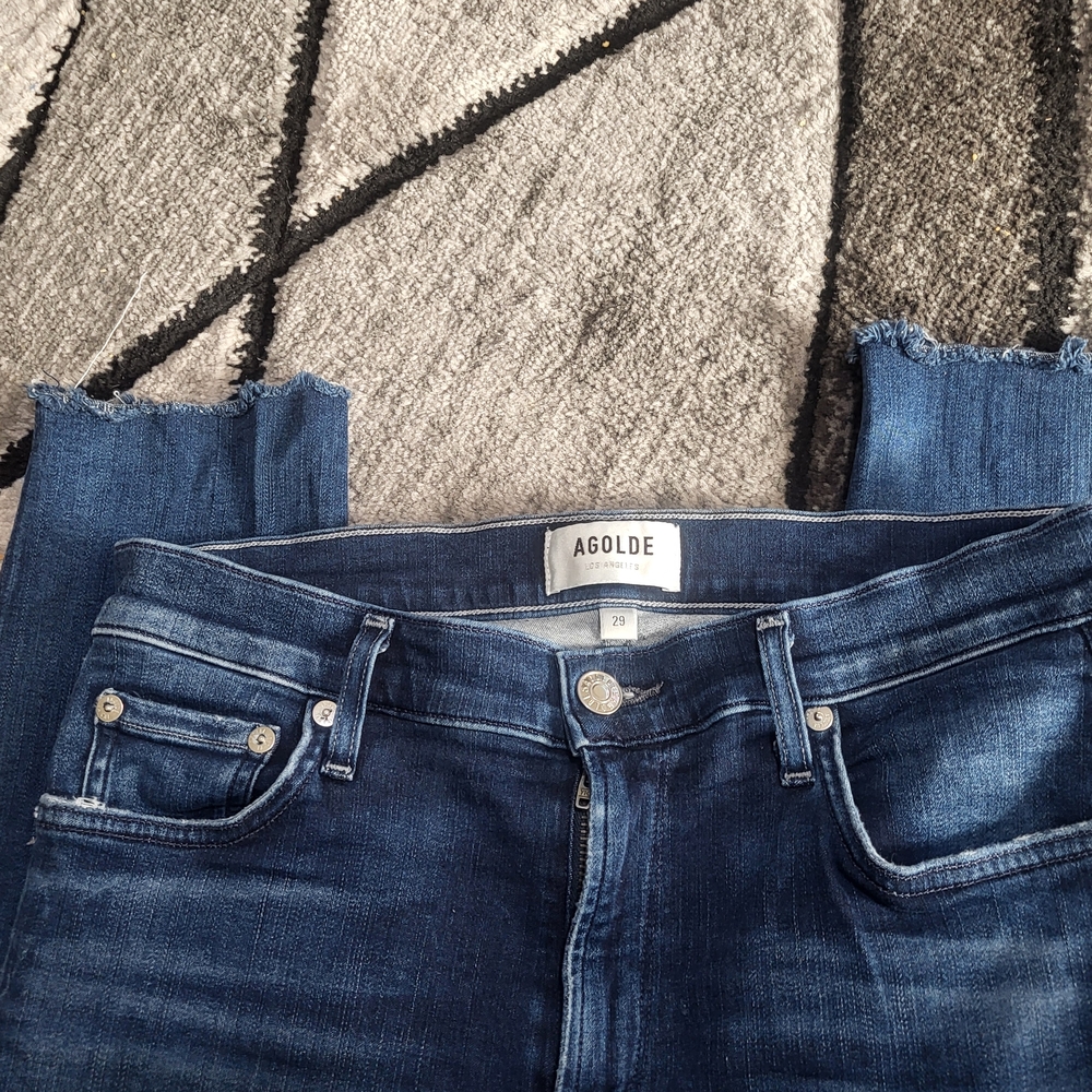Agolde Sophie Crop High-Rise Skinny Jeans Size 29